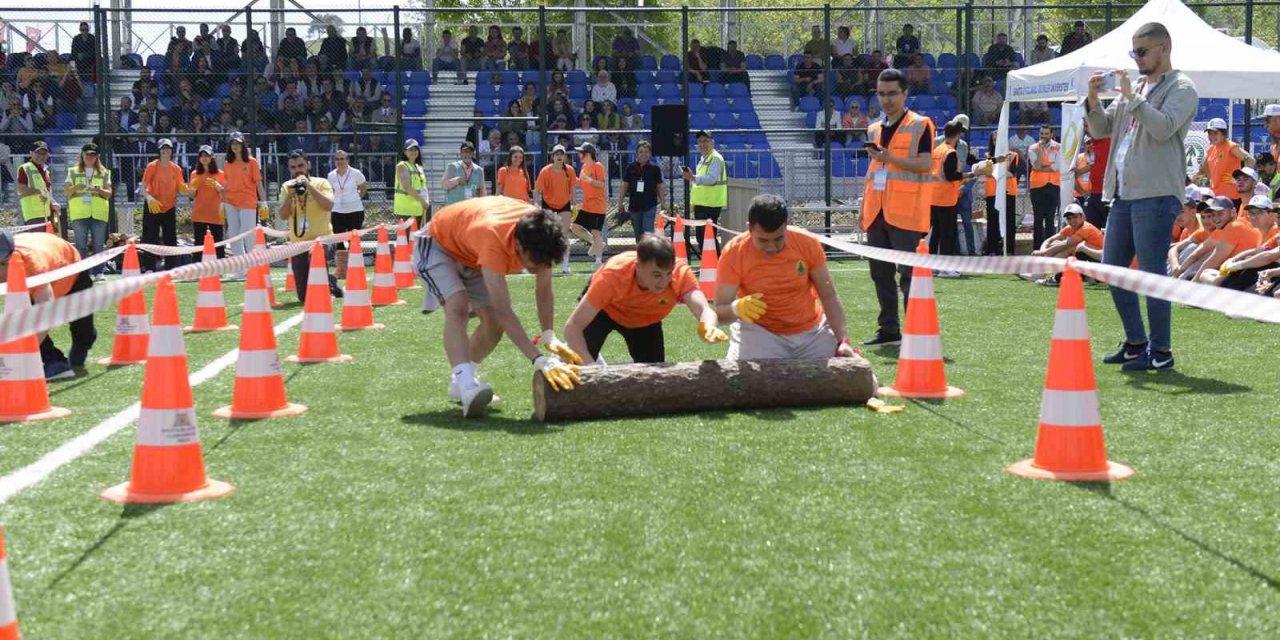 Isparta’da Orman Oyunları Gençlik Olimpiyatı gerçekleştirildi