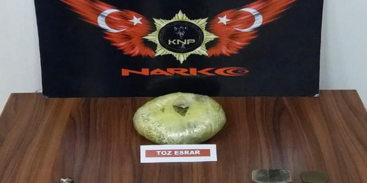 Kars’ta uyuşturucu, narkotik köpeği Daxo’ya takıldı