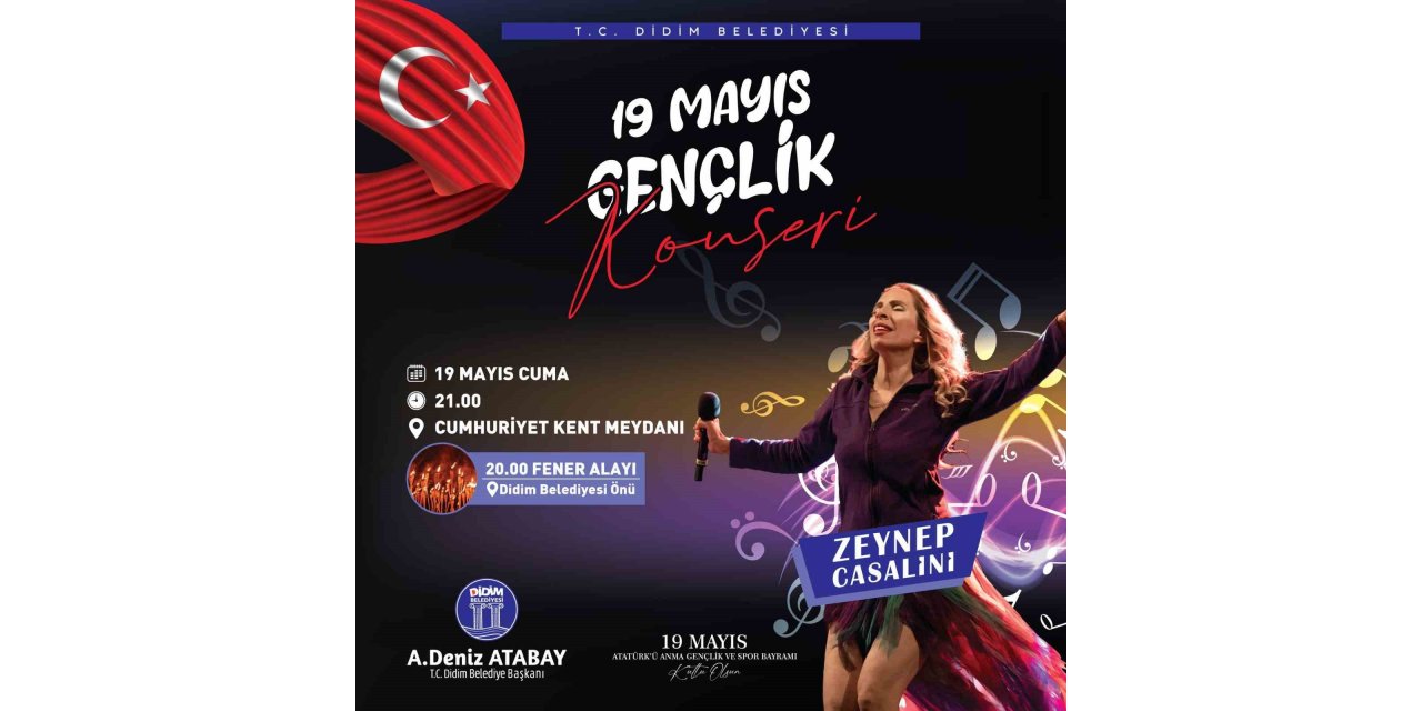 Didim’de 19 Mayıs coşku ile kutlanacak