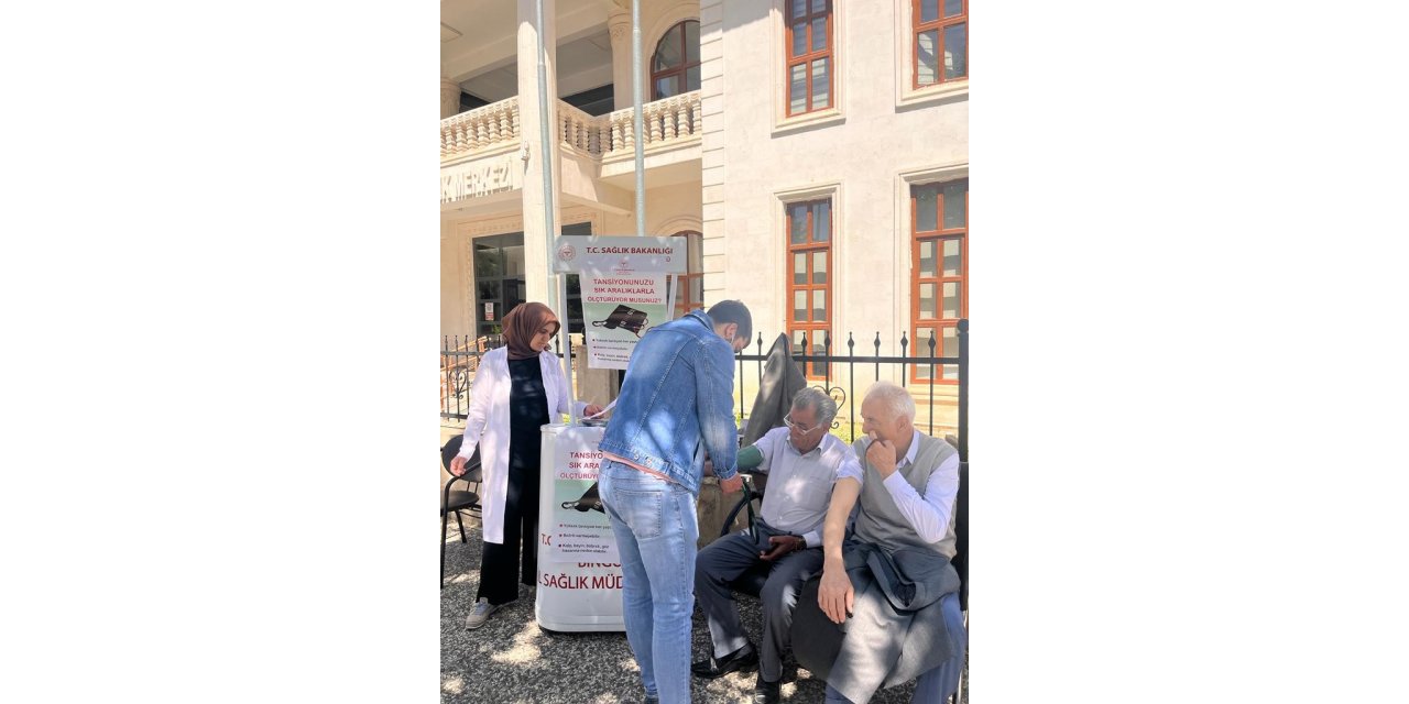 Genç’te vatandaşlar tansiyon hakkında bilgilendirildi
