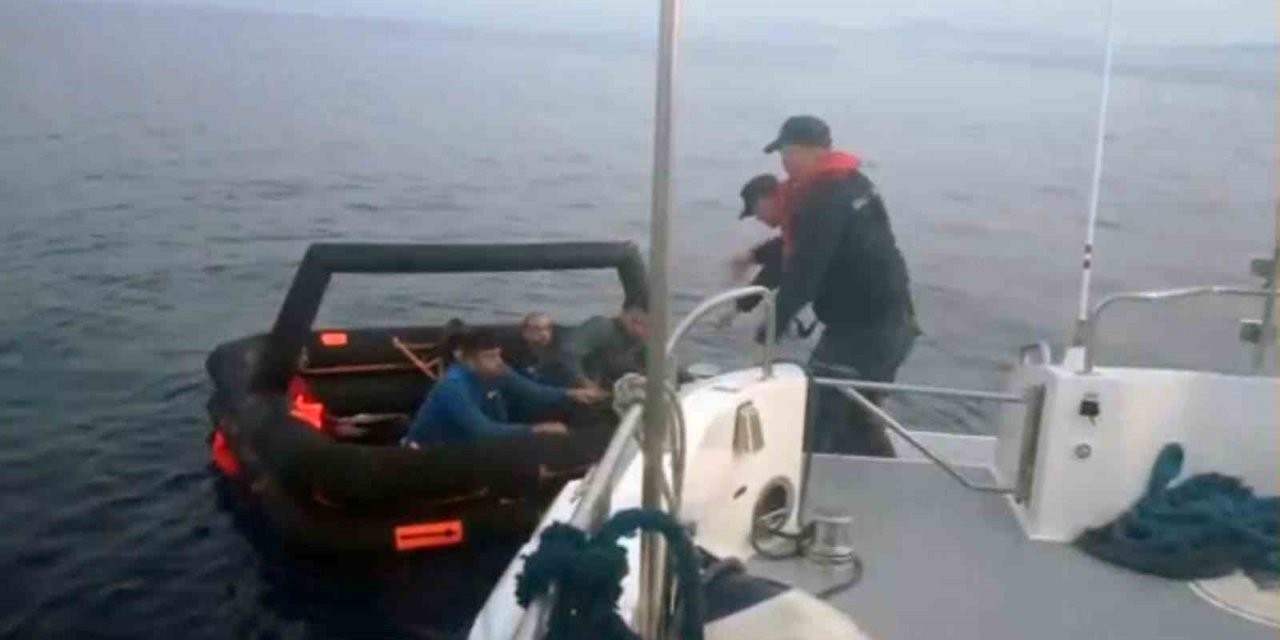 Datça’da 5 düzensiz göçmen kurtarıldı