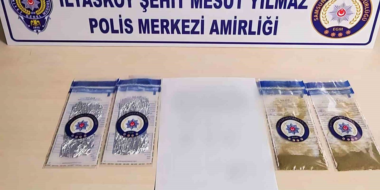 Şüpheli şahıs uyuşturucuyla yakalandı