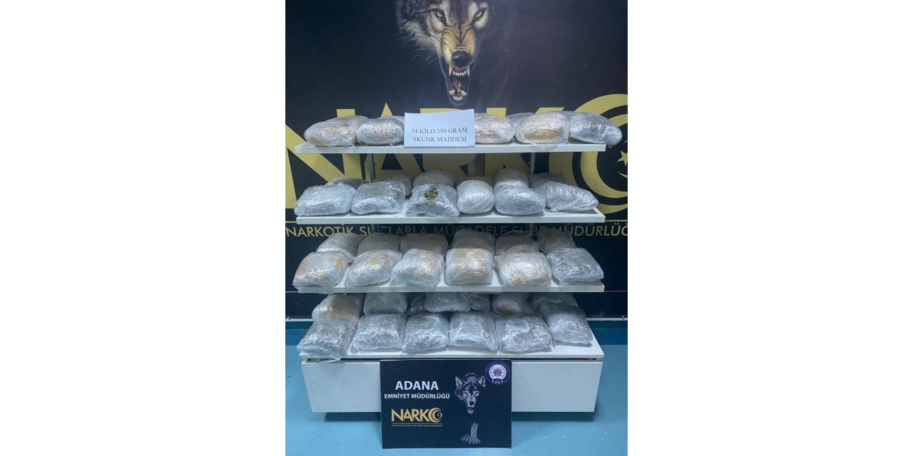 3 kuzen 34 kilo uyuşturucu ile yakalanıp tutuklandı
