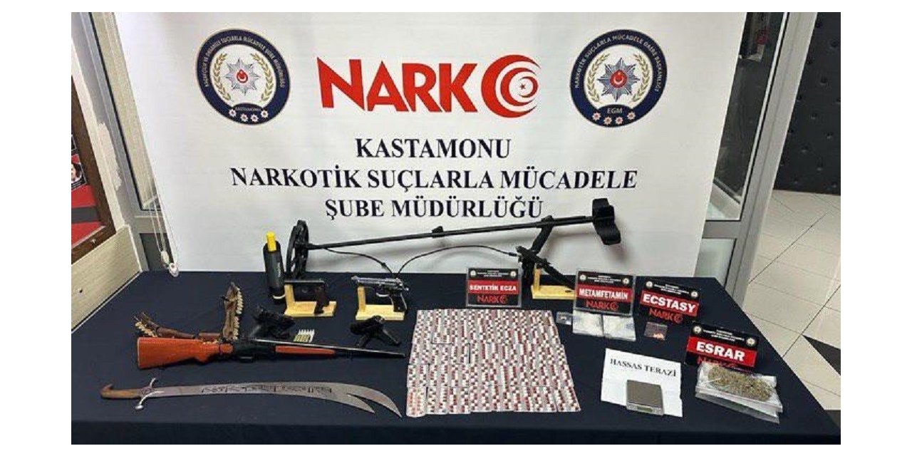 Kastamonu’da uyuşturucu operasyonu: 2 tutuklama