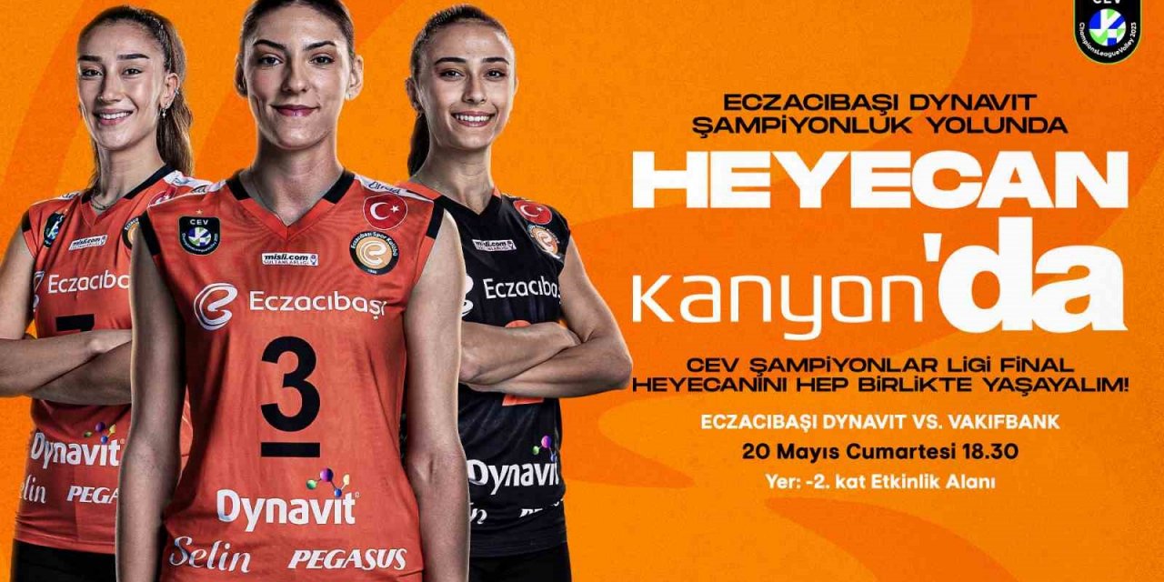 Eczacıbaşı Dynavit, CEV Şampiyonlar Ligi finalini birlikte izlemek için taraftarını davet ediyor