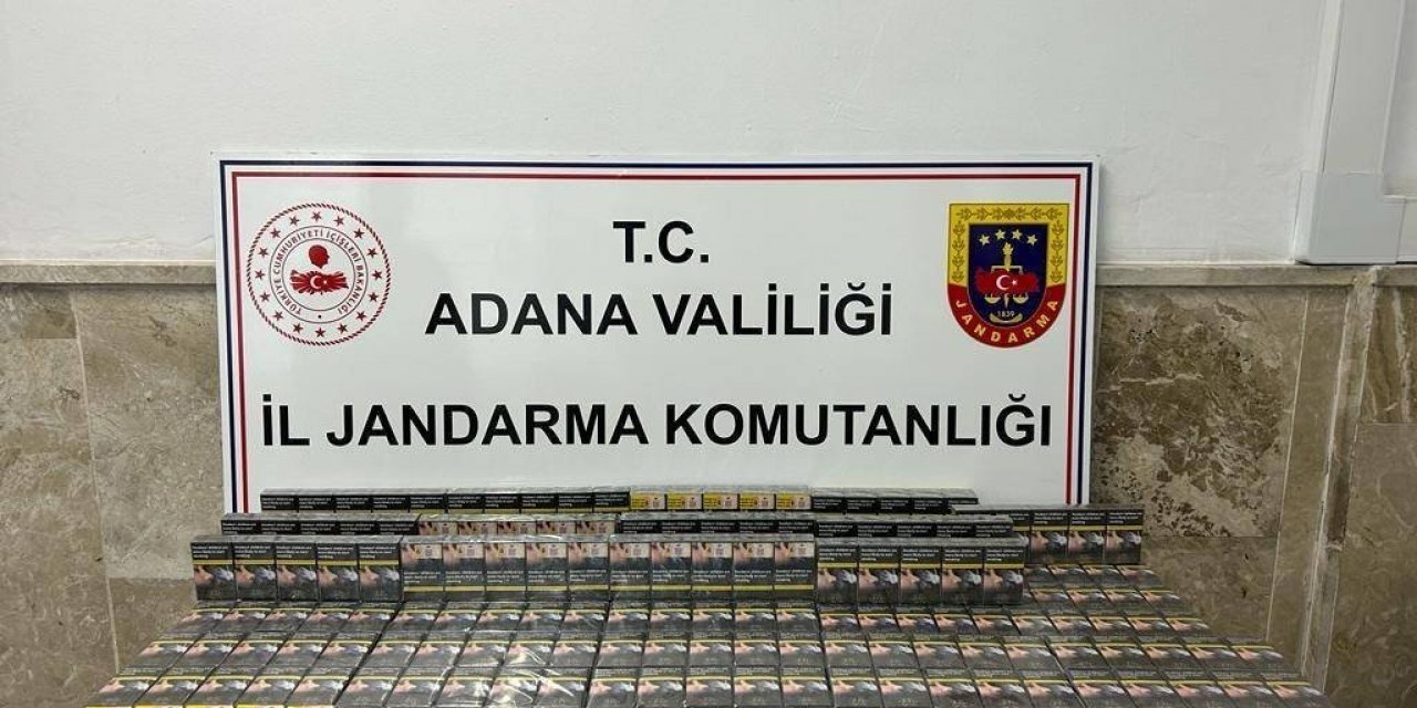Adana’da 620 kilo kaçak tütün ele geçirildi