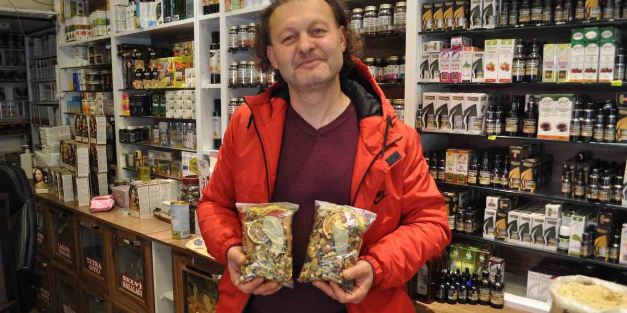 Mevsim geçişlerinde hasta olanlara aktar esnafından tavsiyeler