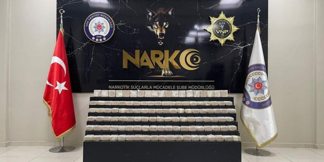 Van’da 60 kilogram eroin ele geçirildi