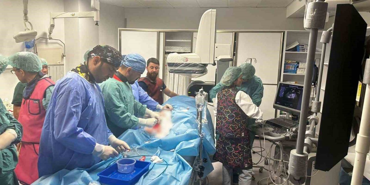 Kalbi delik hastaya ameliyatsız kapama işlemi