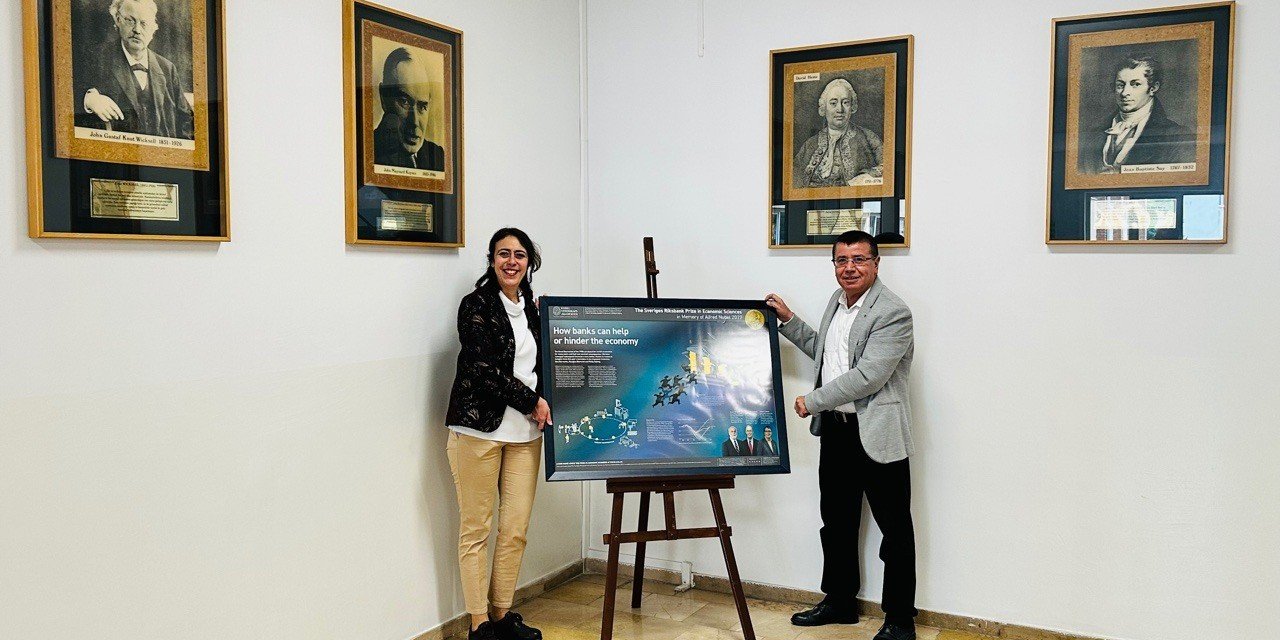 2022 yılı Nobel Ekonomi Ödülü Posteri İİBF’de yerini aldı