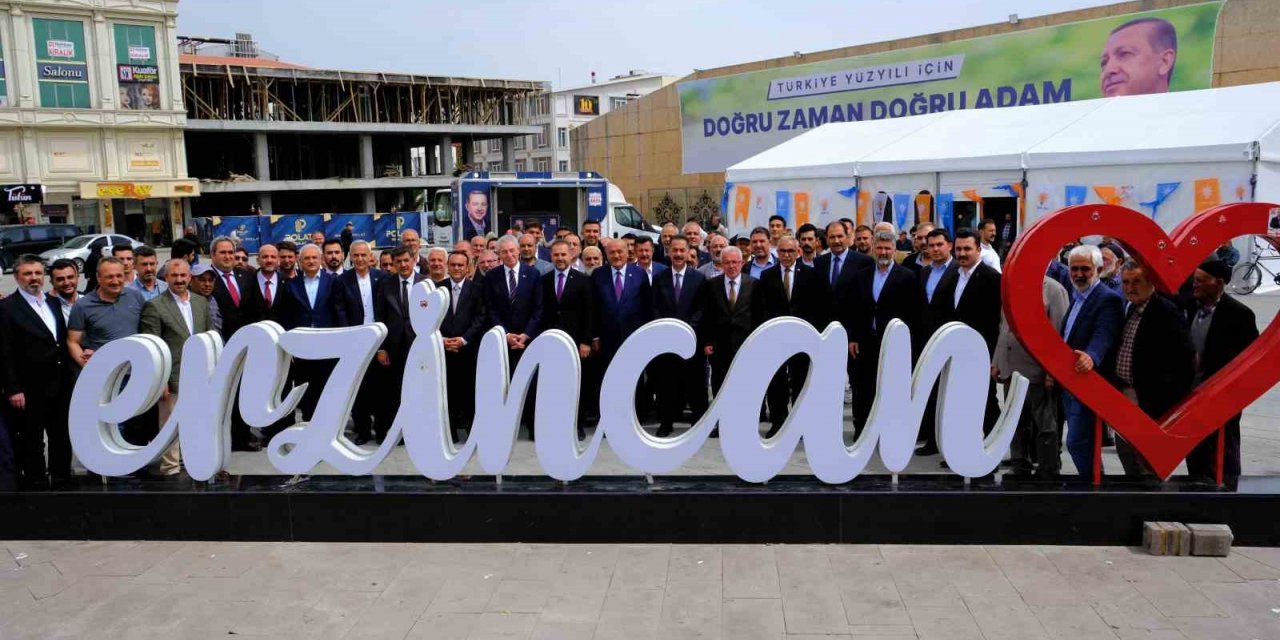 Erzincan’da Cumhur ittifakı 2. tur için bir araya geldi
