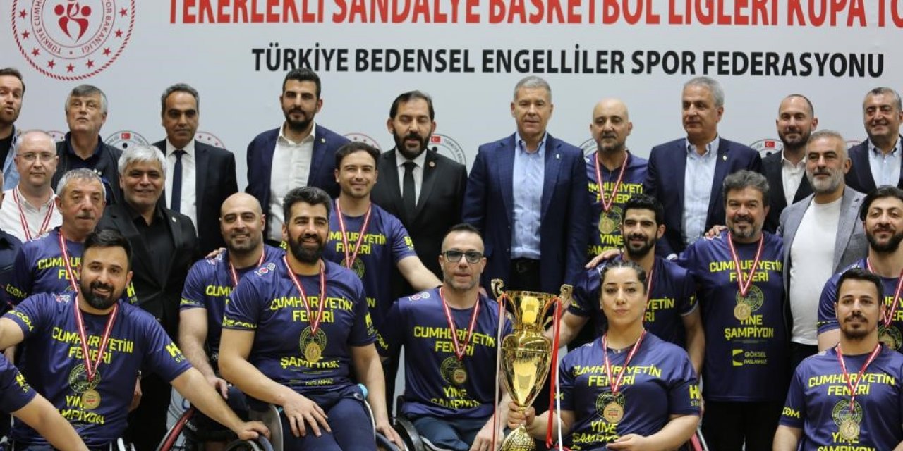 Tekerlekli sandalye basketbolunda şampiyon Fenerbahçe