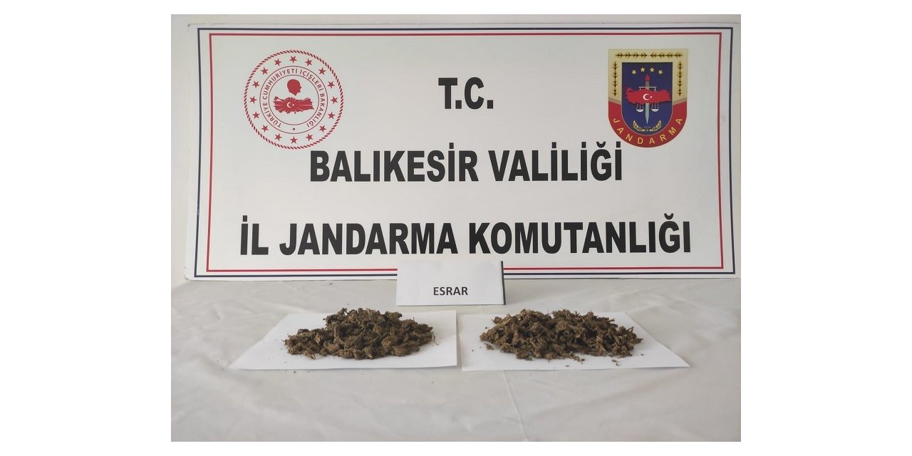 Balıkesir İl Jandarma Komutanlığınca Ayvalık’ta başarılı uyuşturucu operasyonu
