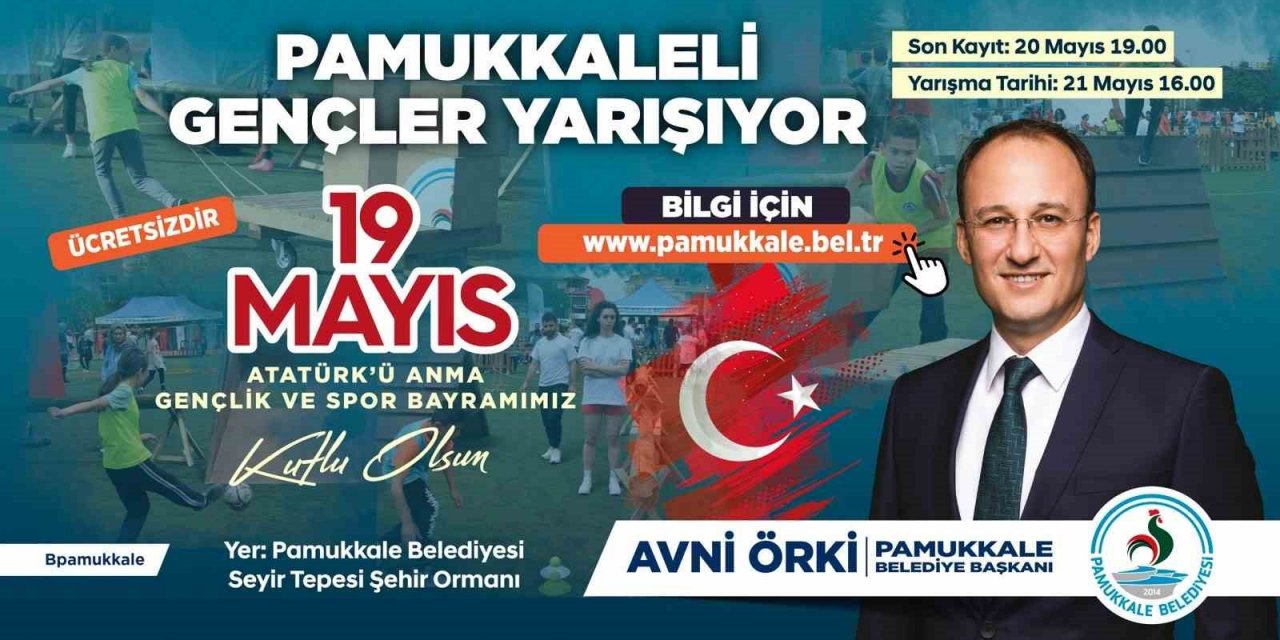 Pamukkale’de gençler yarışacak