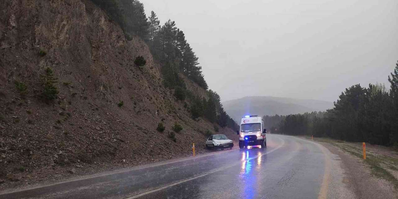 Kastamonu’da trafik kazası: 1 yaralı