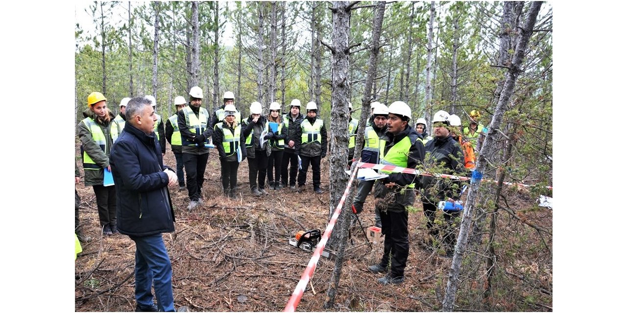 Kütahya’da silvikültür-ağaçlandırma hizmet içi eğitim tatbikatları