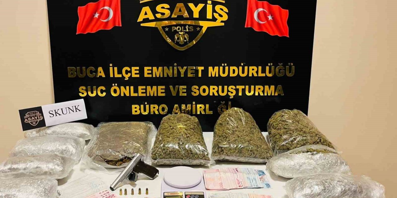 Uyuşturucu tacirleri Buca’da polisten kaçamadı