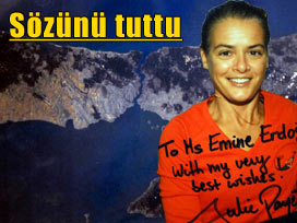 Erdoğan'a uzaydan mektup gönderdi