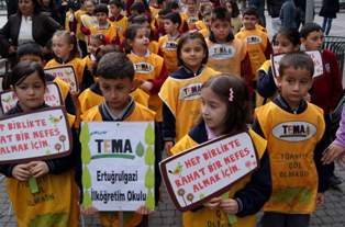 Erozyonla mücadele için yürüdüler