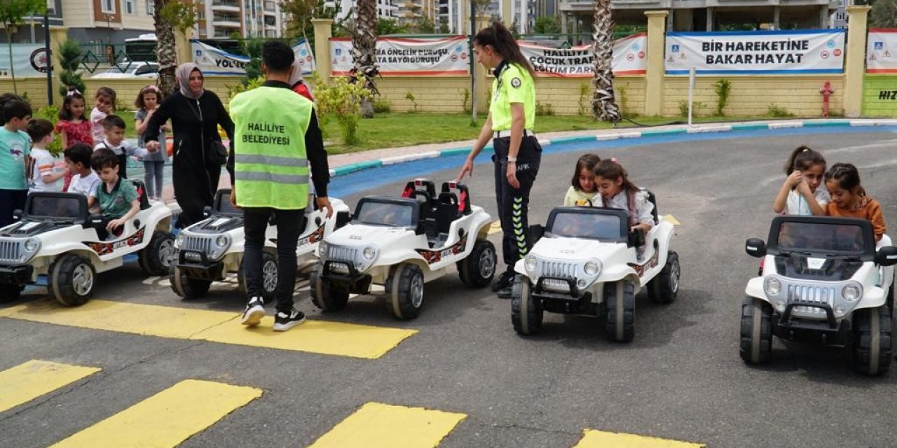 Haliliye’de çocuklara trafik kültürü aşılanıyor