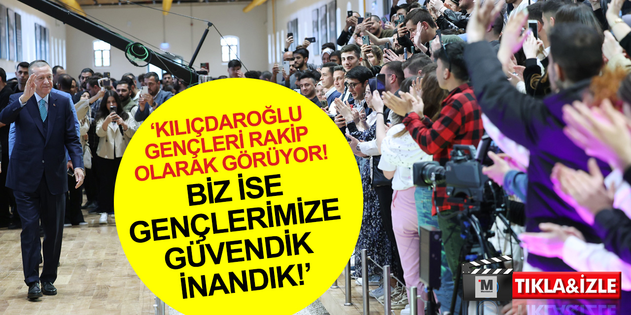 Cumhurbaşkanı Erdoğan: Gençlerimiz kendi ikballeri uğruna kullanmak isteyenlere artık ‘yeter’ diyecek
