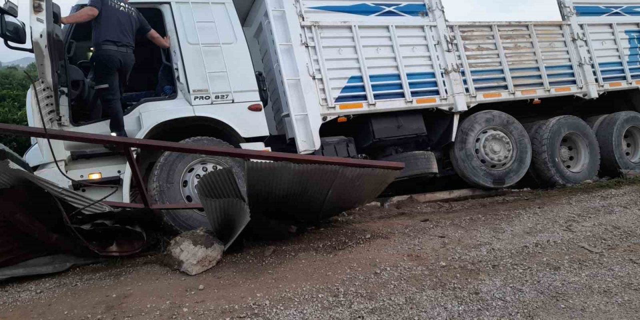 Kamyon sürücüsü direksiyonu başında ölü bulundu