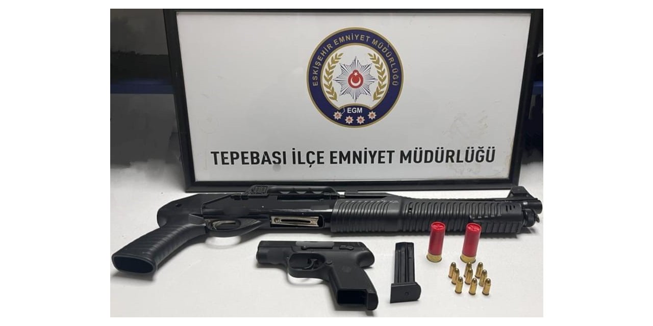 Şüpheli şahıstan tabanca ve tüfek ele geçirildi