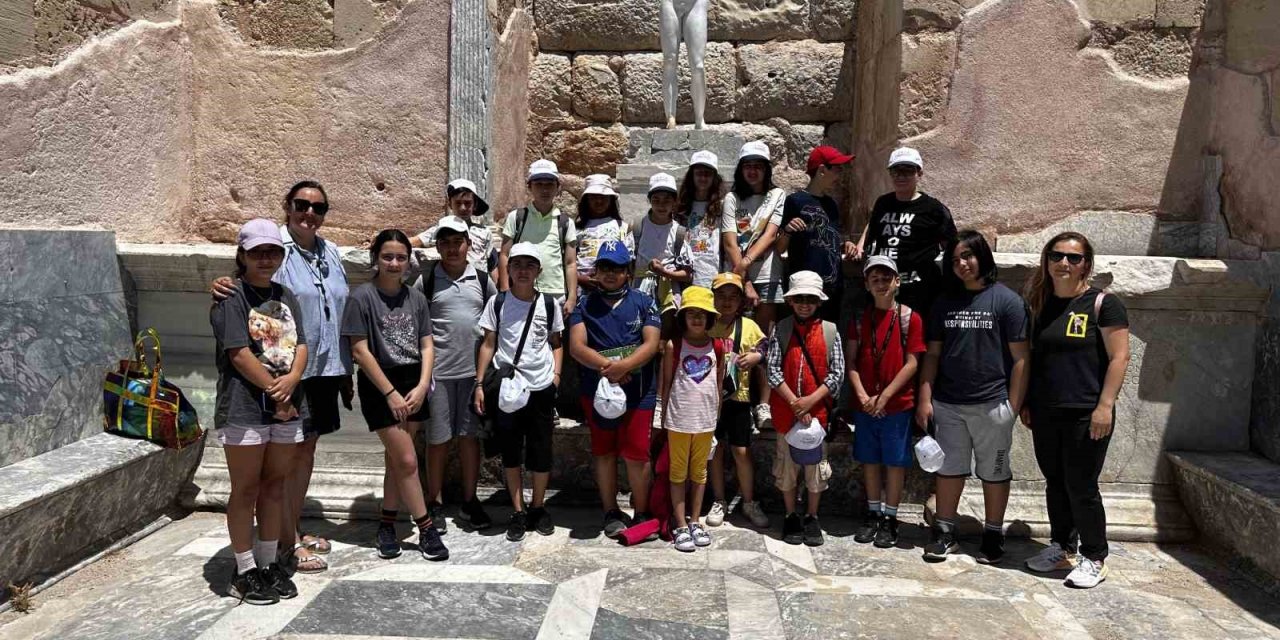 Marmaris BİLSEM öğrencileri Knidos’ta araştırma gezisi yaptı