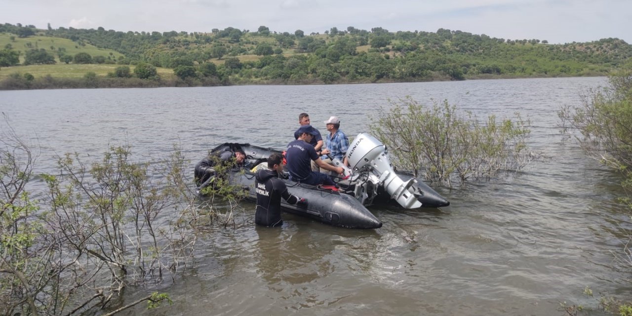 Çanakkale’de barajda tekne battı: 1 kayıp