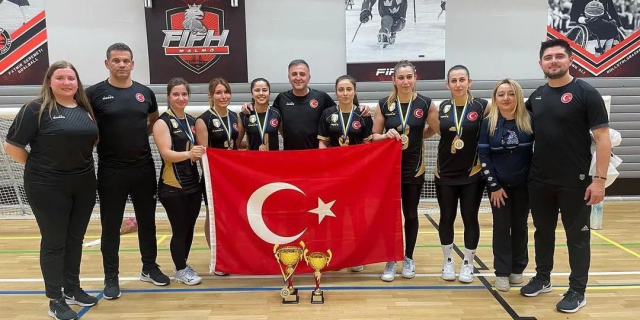 Goalball Kadın Milli Takımı namağlup şampiyon oldu