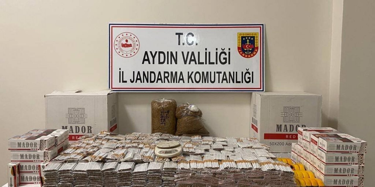 Aydın’da 35 bin 800 adet makaron ele geçirildi