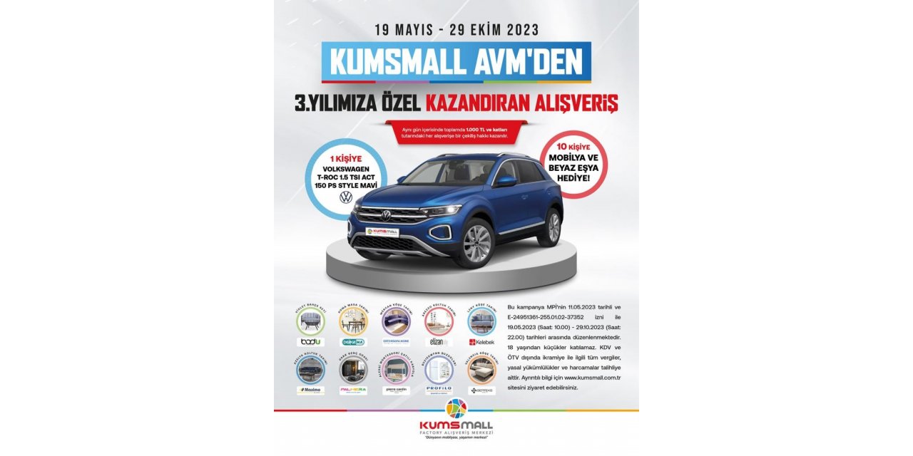KUMSmall AVM’den ayağınızı yerden kesecek kampanya