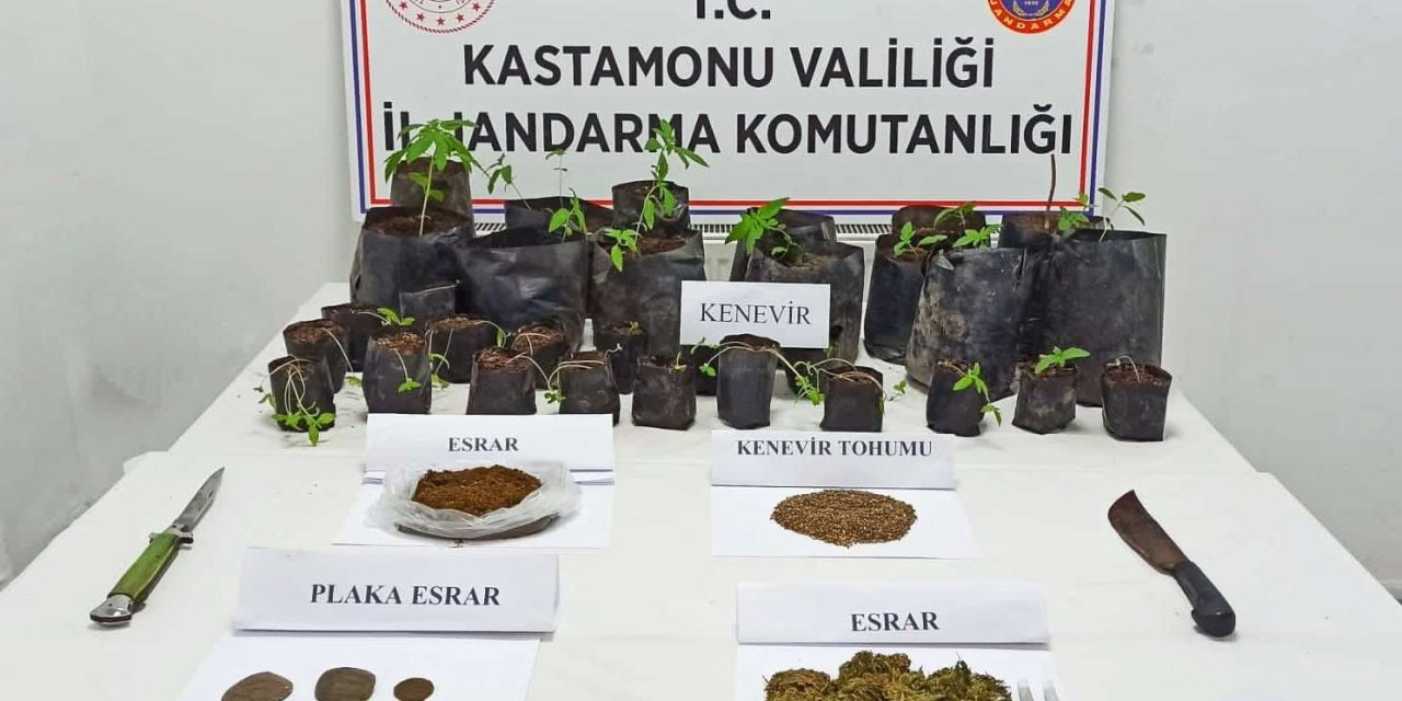 Esrarla yakalanan şahıs gözaltına alındı