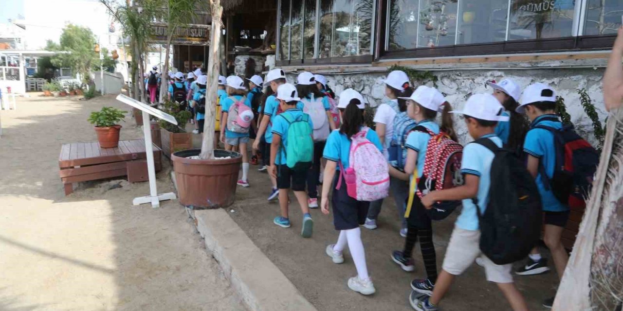 Bodrum’da çocuklara sıfır atık eğitimi verildi