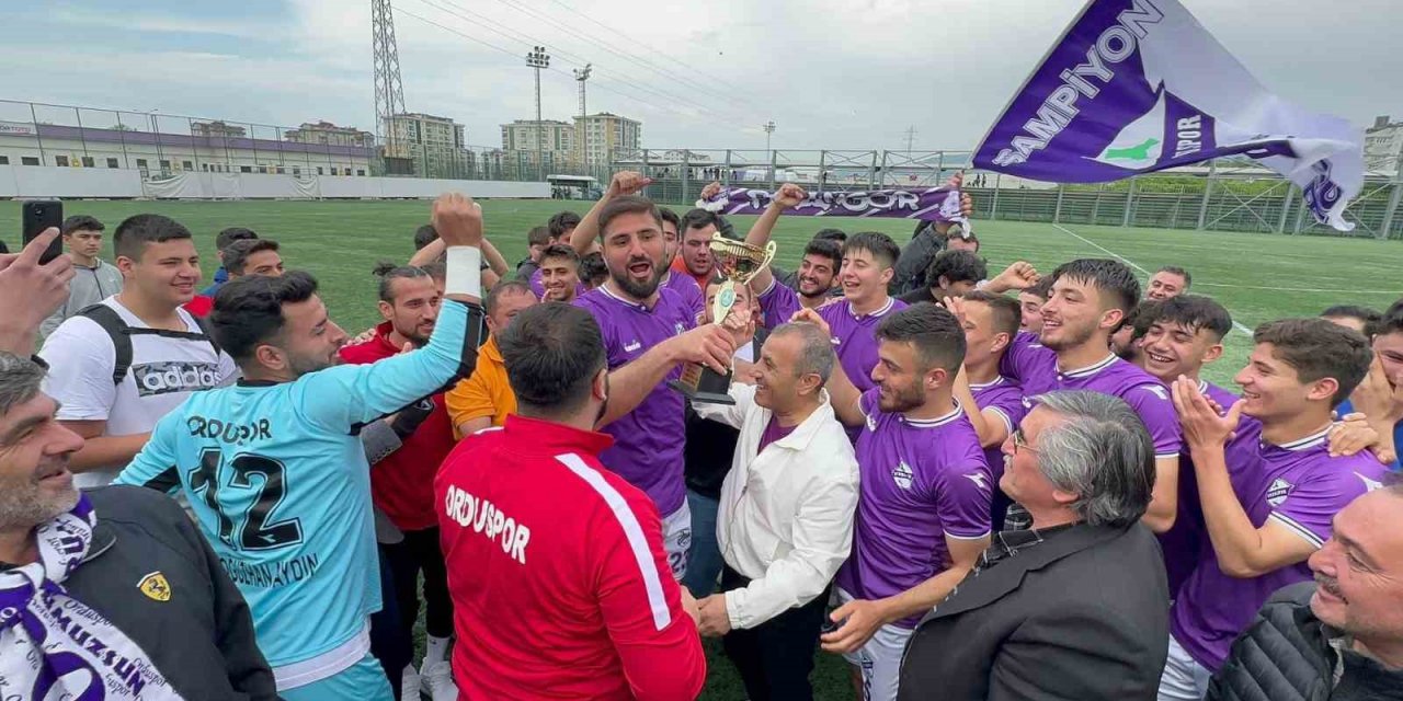 TFF 188 sicil nolu Orduspor, namağlup şampiyon oldu
