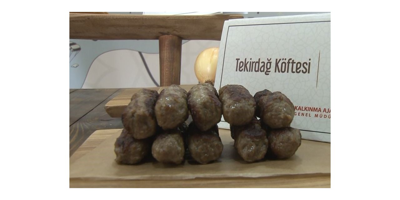 En leziz etkinlik: Tescillenmiş köfteler ve tatlılar tanıtıldı