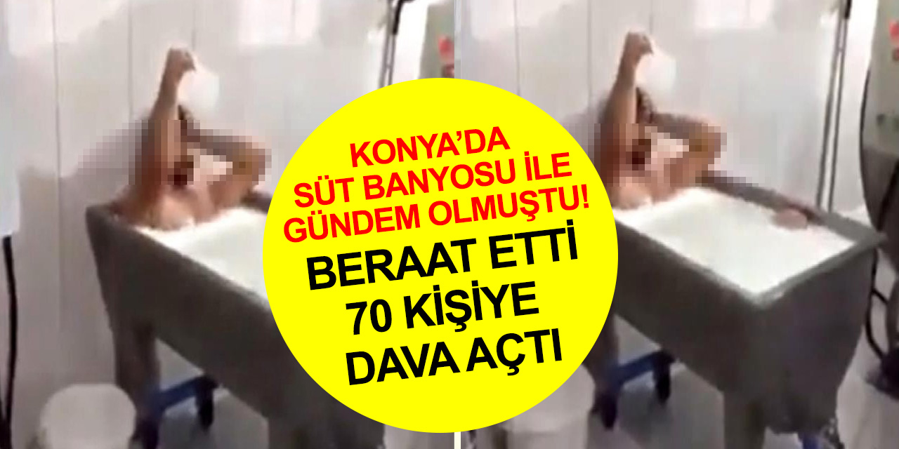 Konya'da süt banyosu yaptı iddiasıyla cezaevine girmişti! O işçi canlı yayında açıklama yaptı