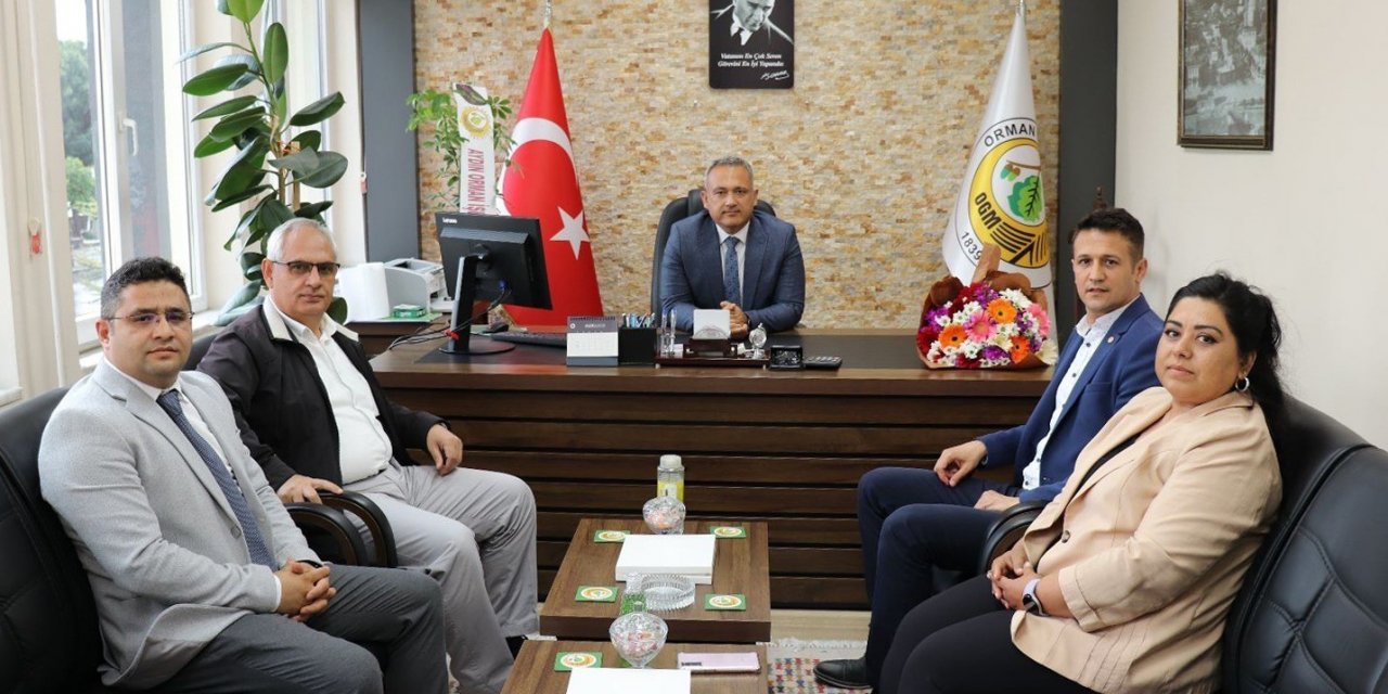 Aydın Orman İşletme Müdürlüğü’ne atanan Evcin göreve başladı