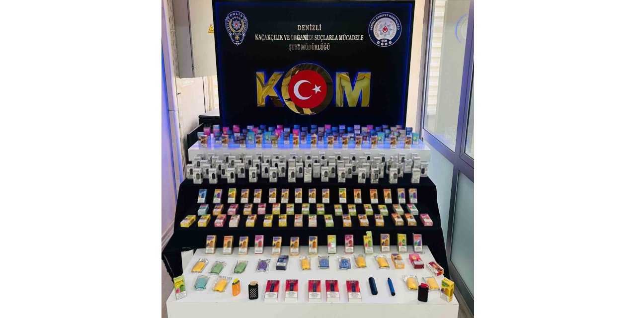 Kaçak elektronik sigaralarla yakalandılar