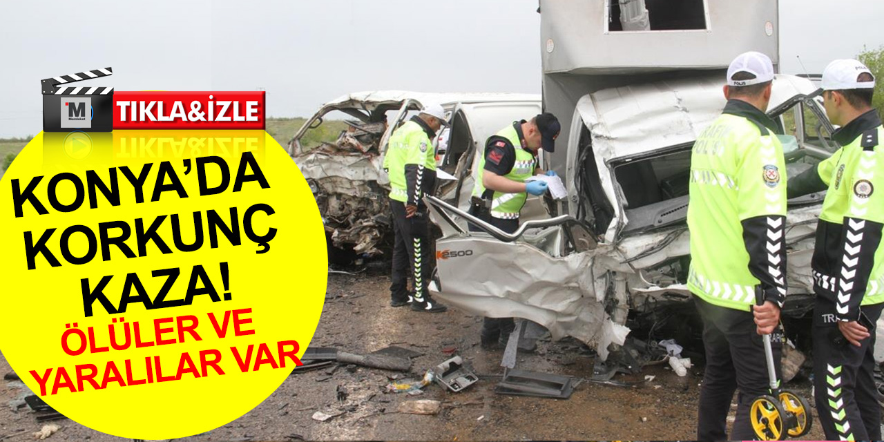 Konya’da feci kaza! İsa ve Gülay Erdoğan öldü! 1'i ağır 3 yaralı