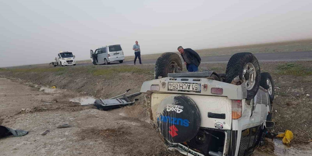 Otomobiller çarpıştı: 1 yaralı