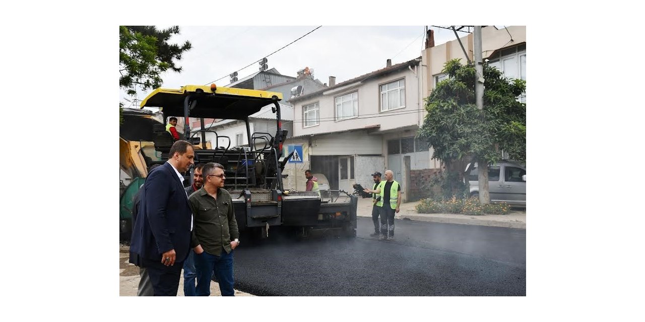 İznik’te yollar yenileniyor