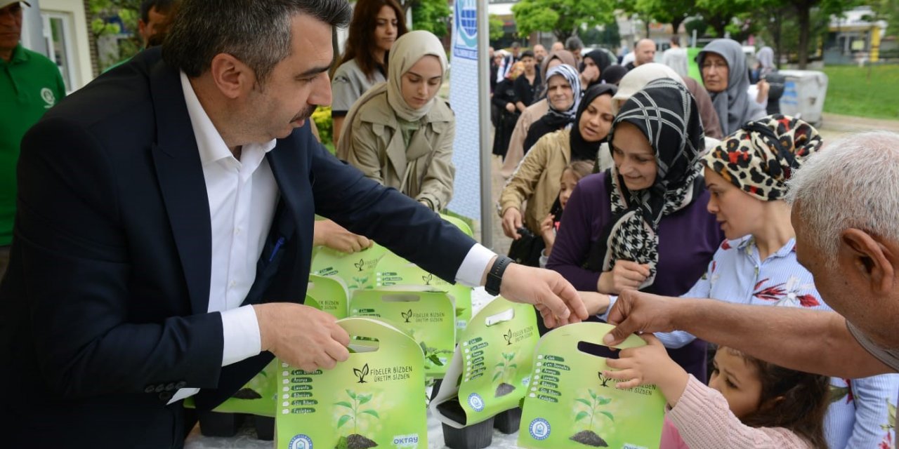 Yıldırım Belediyesi’nden 25 bin fide