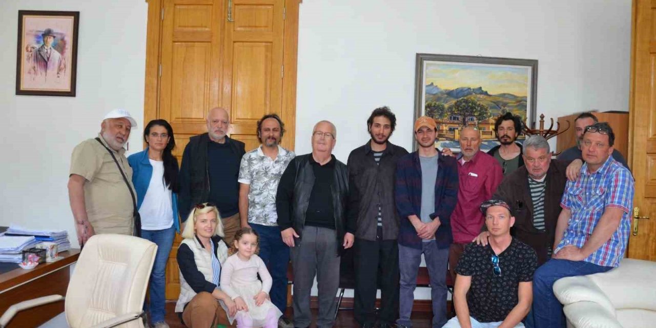 Sempozyum sanatçılarından, Himam’a ziyaret