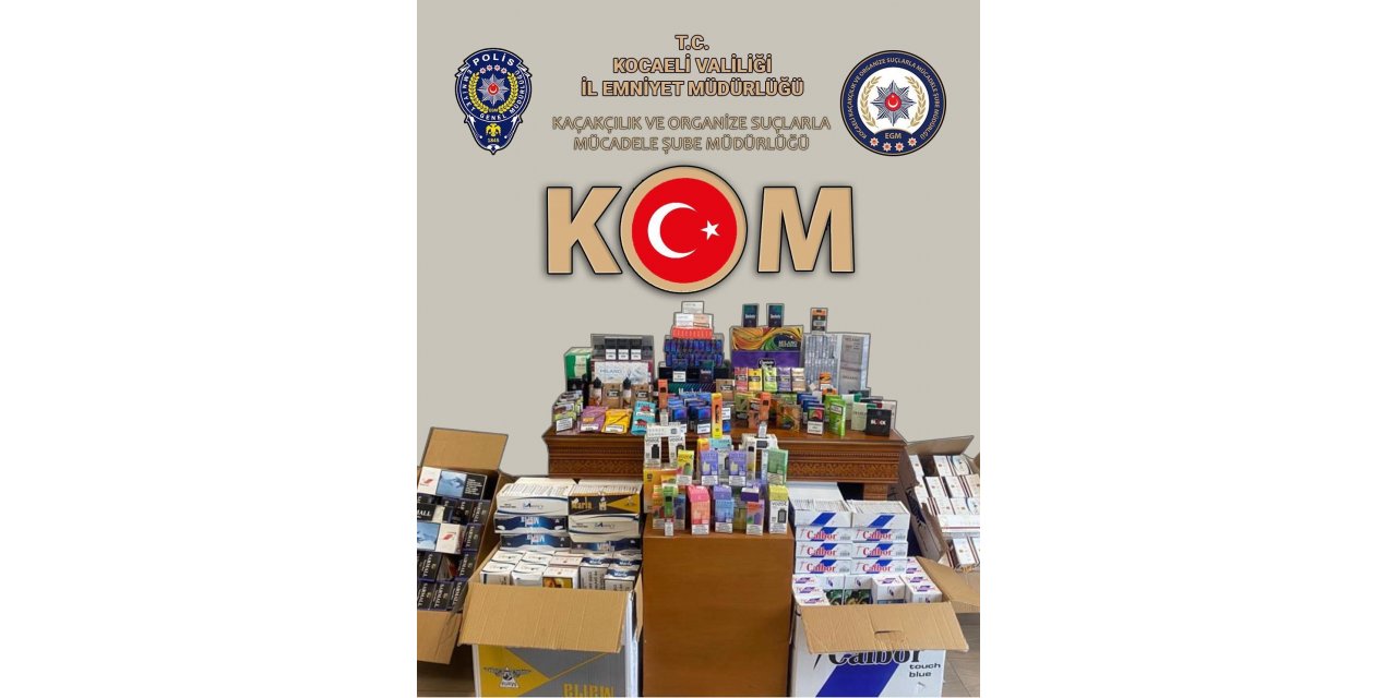 31 bin gümrük kaçağı makaron ele geçirildi