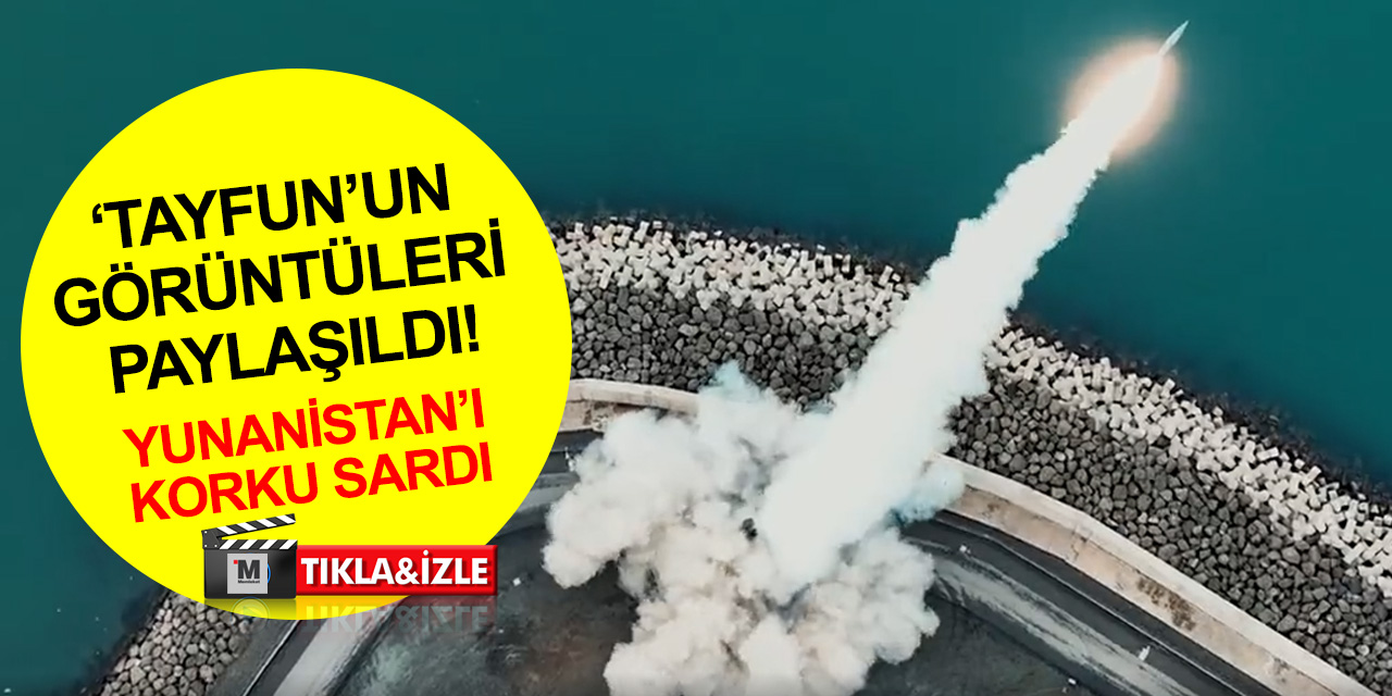 SSB Başkanı Demir, Tayfun’un test atışına ilişkin görüntüleri paylaştı! Yunan basını panikledi