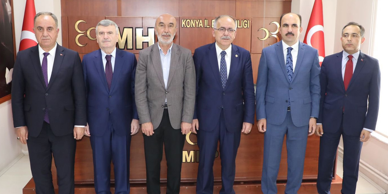 AK Parti Konya'dan Cumhur İttifakı ortaklarına nezaket ziyareti