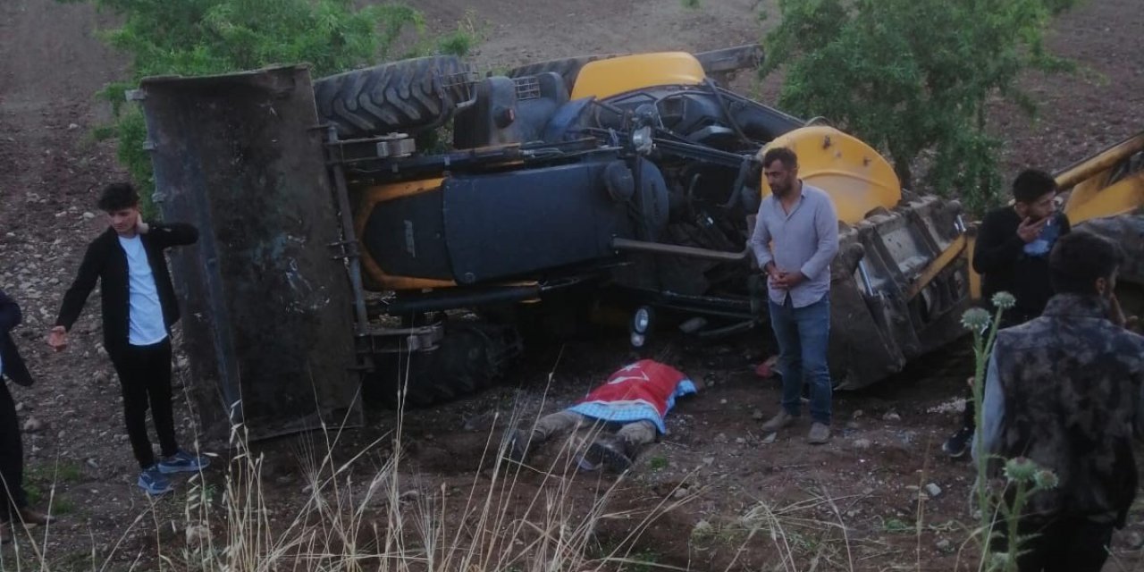 Adıyaman’da iş makinesinin altında kalan köy korucusu Hicabi Burak hayatını kaybetti