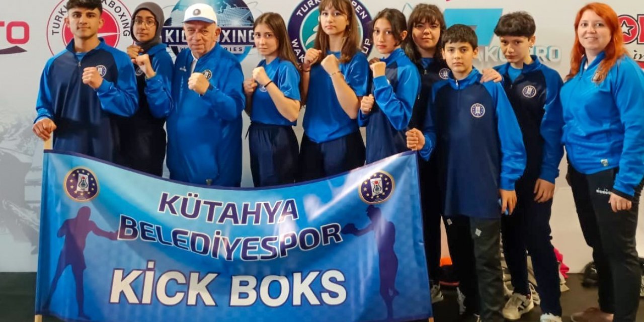 Kütahyalı sporculardan 2 gümüş ve 3 bronz madalya