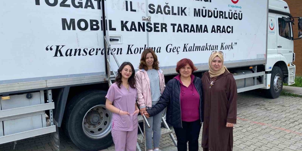 Akdağmadeni’nde kadınlara yönelik kanser taraması sürüyor